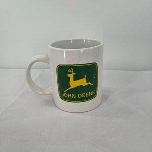 JOHN DEERE 12‎ OZ WHITE COFFEE MUG